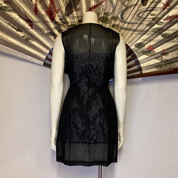 Robert Rodriguez Black Dress w Lace, 4 - Picture 6 of 7
